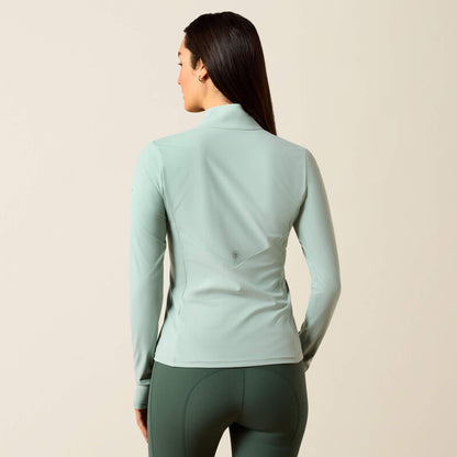 Ariat Ladies SolVeil 1/2 Zip Baselayer Blue Surf