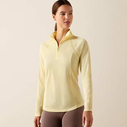 Ariat Sunstopper 3.0 1/4 Zip Baselayer Lavender Flan