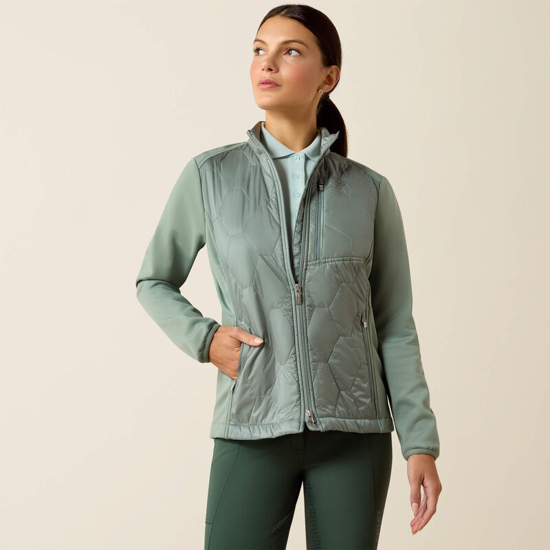 Ariat Ladies Fusion Insulated Jacket Chinois Green