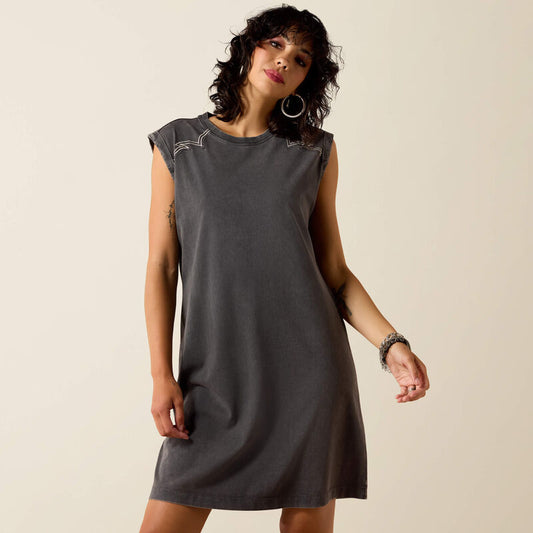 Ariat Ladies Jordan Dress Charcoal Mineral Wash