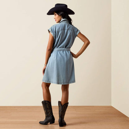 Ariat Ladies Hampton Dress Medium Blue