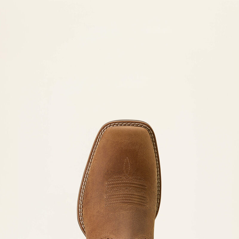 Ariat Mens Sport Cool Venttek Wide Square Toe Cowboy Boot Buff Tan