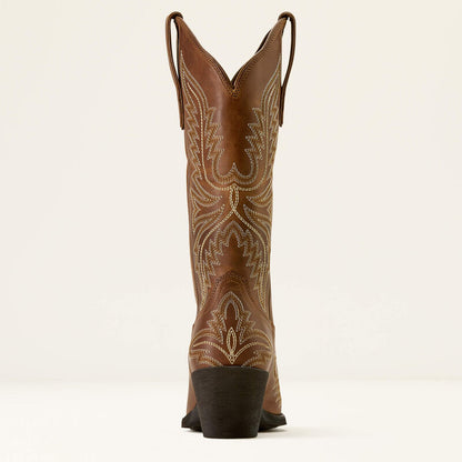 Ariat Ladies Round Up Collins D Toe Western Boot Smoked Wheat