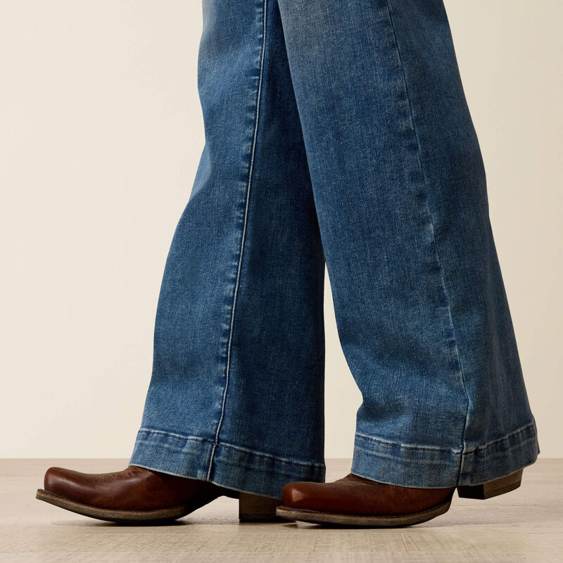 Ariat Ladies Perfect Rise Revel Vilma Ultrastretch Trouser Jeans Sky Valley