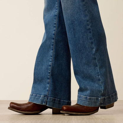 Ariat Ladies Perfect Rise Revel Vilma Ultrastretch Trouser Jeans Sky Valley