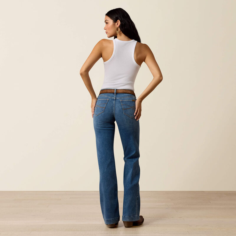 Ariat Ladies Perfect Rise Revel Vilma Ultrastretch Trouser Jeans Sky Valley