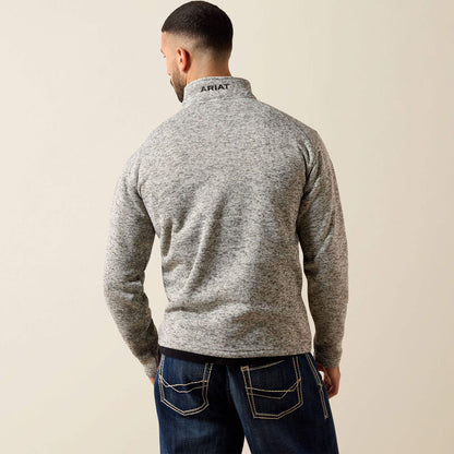 Ariat Mens Caldwell 1/4 Zip Sweater Nulla Heather