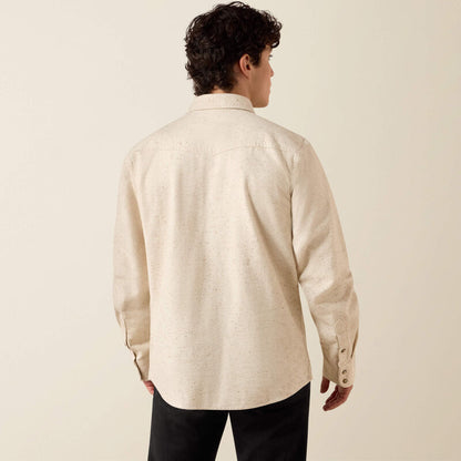 Ariat Mens Retro Hercules Fitted Snap Shirt Peyote