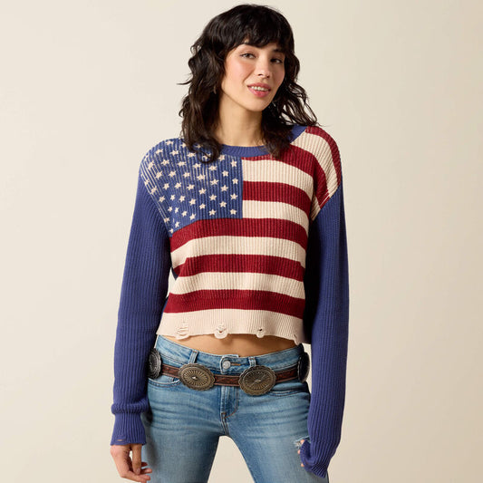 Ariat Americana Sweater Indigo Knit