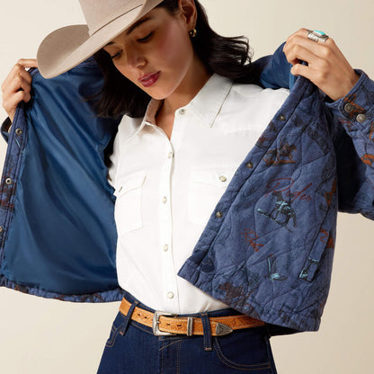 Ariat Ladies Obispo Lightweight Insulated Jacket Retro Rodeo