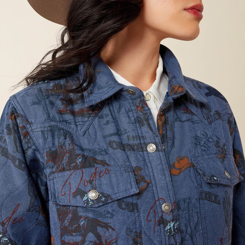 Ariat Ladies Obispo Lightweight Insulated Jacket Retro Rodeo
