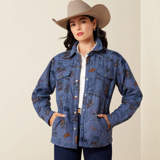 Ariat Ladies Obispo Lightweight Insulated Jacket Retro Rodeo