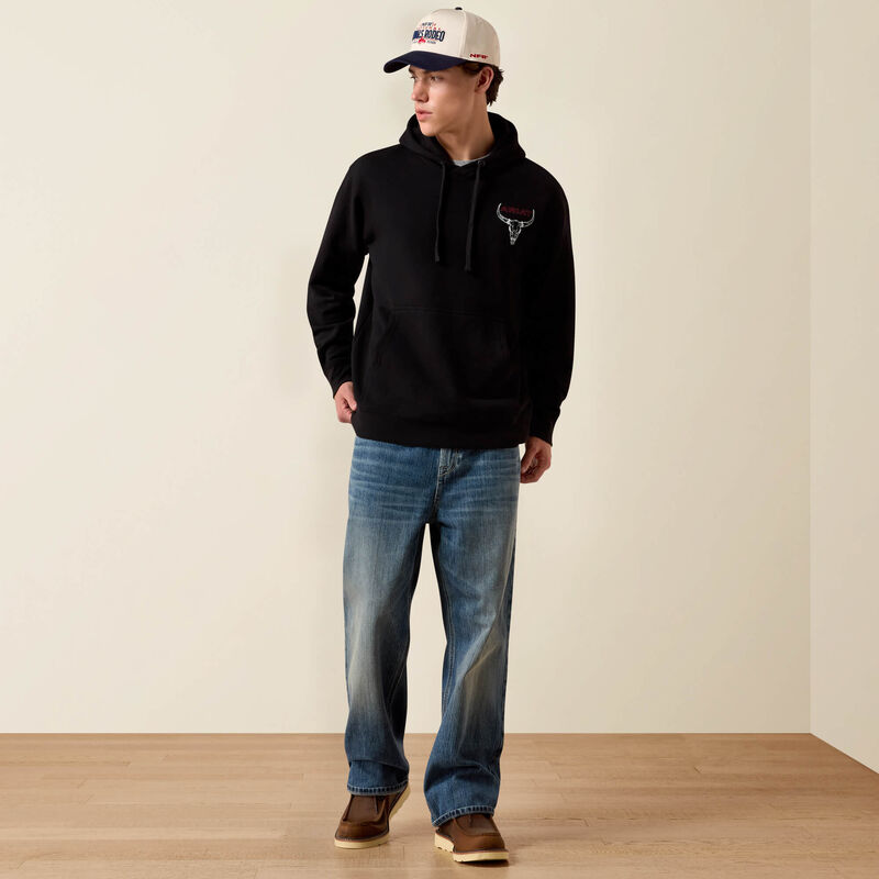 Ariat Mens Bison Bureau Hoodie Black
