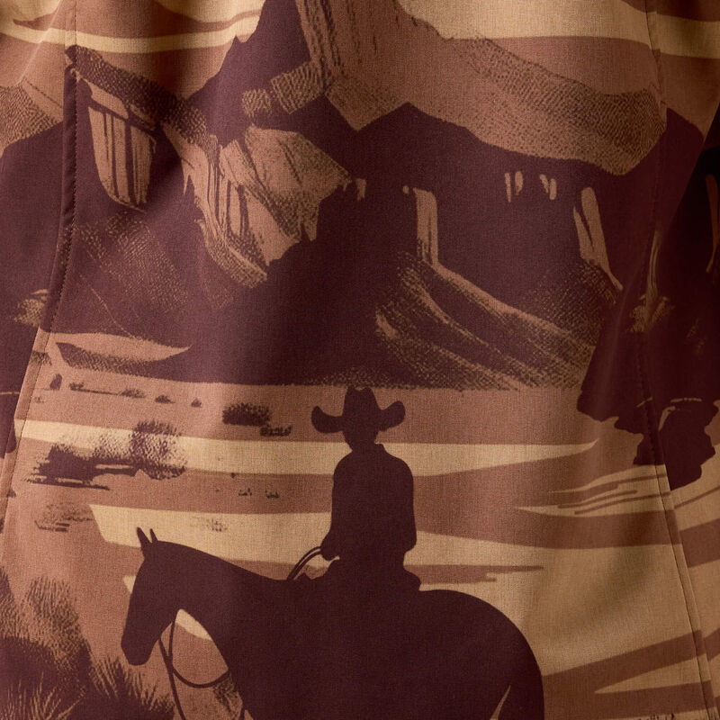 Ariat Ladies Logo Softshell Jacket Lone Ranger Print