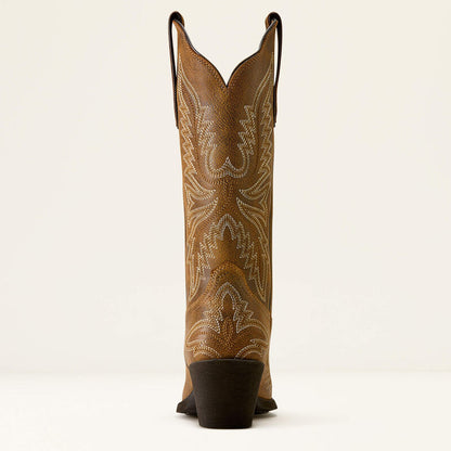 Ariat Ladies Round Up Collins D Toe Western Boot Brown Bomber