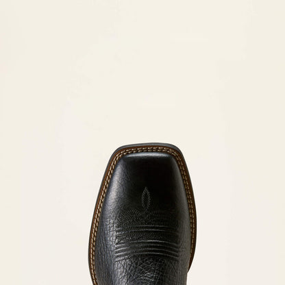 Ariat Mens Steadfast Wide Square Toe Cowboy Boot Void Black