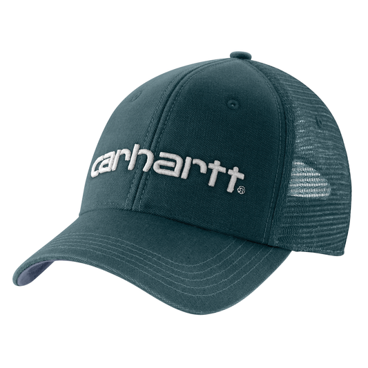 Carhartt Canvas Mesh Logo Graphic Dark Harbor Teal/Approaching Storm