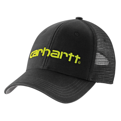 Carhartt Canvas Mesh Logo Graphic Black/Asphalt