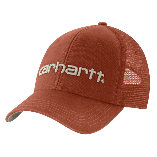 Carhartt Canvas Mesh Logo Graphic Homestead Red/Gray Dunes