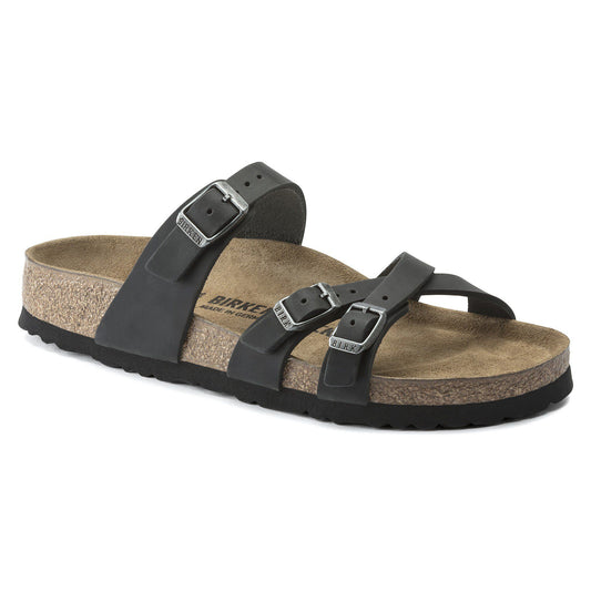 Birkenstock Franca Oiled Leather Black R