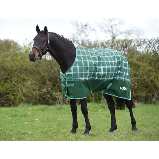 Saxon Defiant 1200D Standard Neck Medium Green Plaid