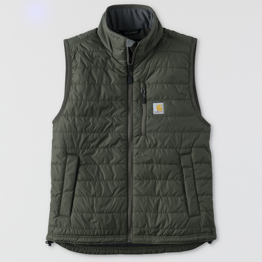 Carhartt Rain Defender Insulated Vest Relaxed Fit Moss