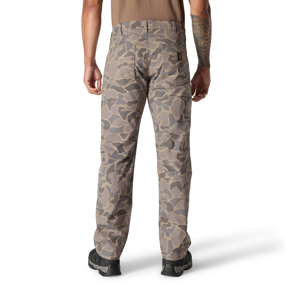Carhartt Relaxed Straight Rigby Canvas Work Pants Khaki Vintage Camo