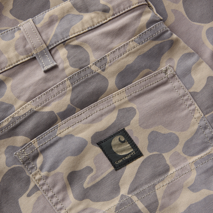 Carhartt Relaxed Straight Rigby Canvas Work Pants Khaki Vintage Camo