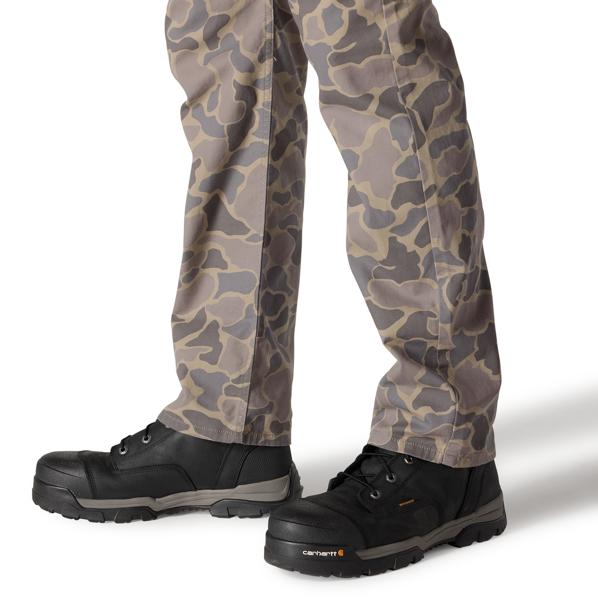 Carhartt Relaxed Straight Rigby Canvas Work Pants Khaki Vintage Camo