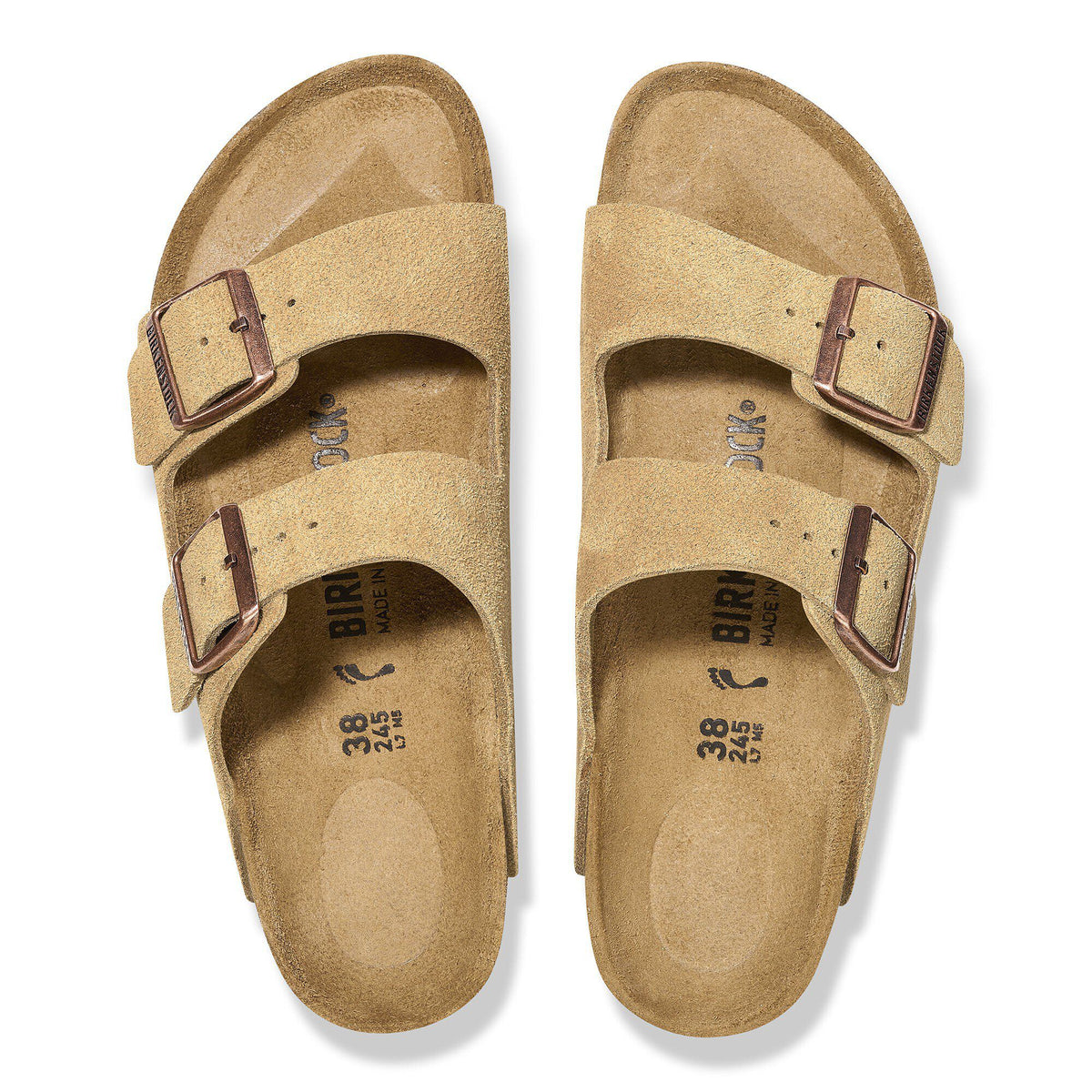 Birkenstock Arizona Suede Latte Cream R