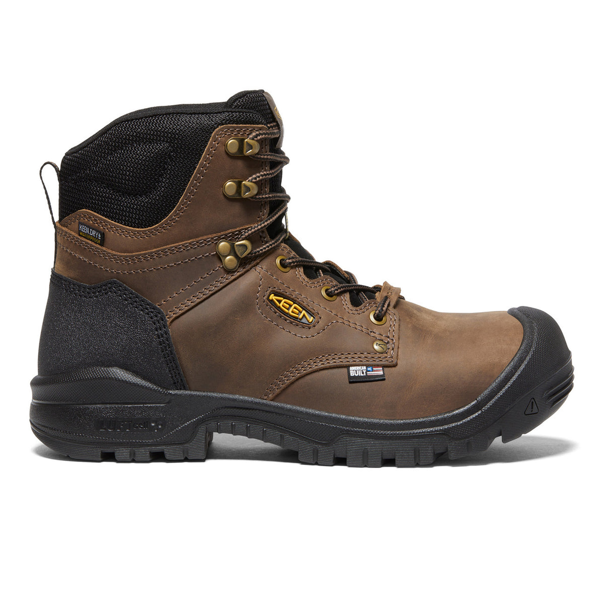 Keen Independence 6" WP Soft Toe Dark Earth/Black