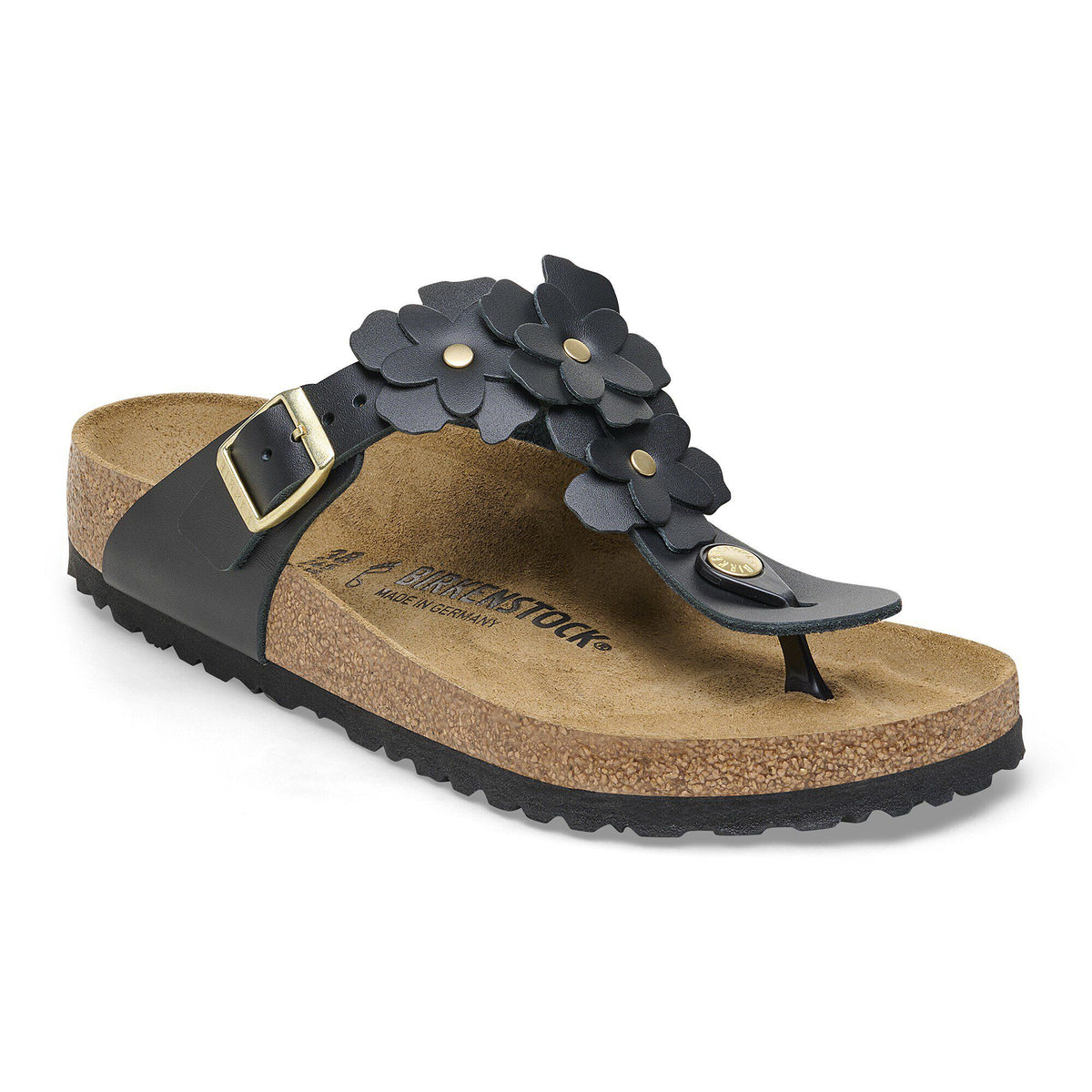 Birkenstock Gizeh Flower Black R
