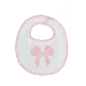 Mudpie Pink Bow Bib