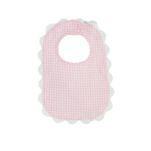 Mudpie Pink Scallop Bib