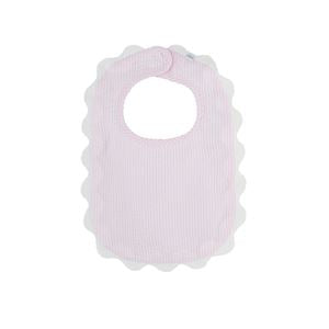 Mudpie Pink Scallop Bib