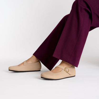 Birkenstock Tracy Nubuck Sandcastle N