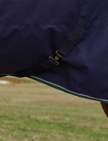 Weatherbeeta ComFiTec Plus Dynamic Turnout High Neck Navy/Forest Green