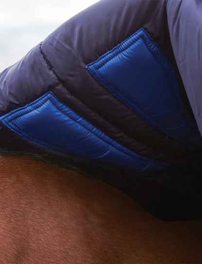 Weatherbeeta ComFiTec Plus Dynamic Turnout High Neck Navy/Forest Green