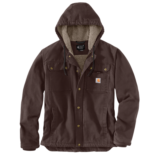 Carhartt Washed Duck Bartlett Jacket Dark Brown