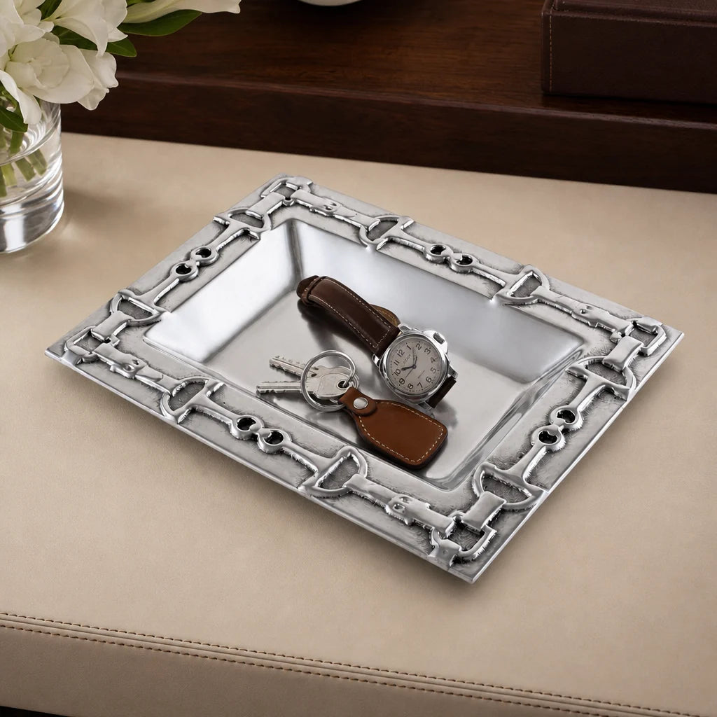Arthur Court Catch All Tray Equestrian