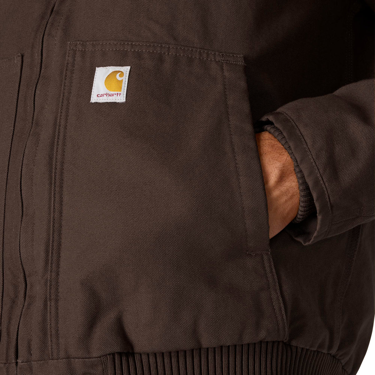 Carhartt Washed Duck Active Jac Dark Brown