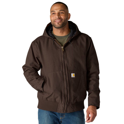 Carhartt Washed Duck Active Jac Dark Brown