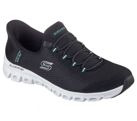 Skechers Slip-ins Glide Step Pursuit Black/Turquoise