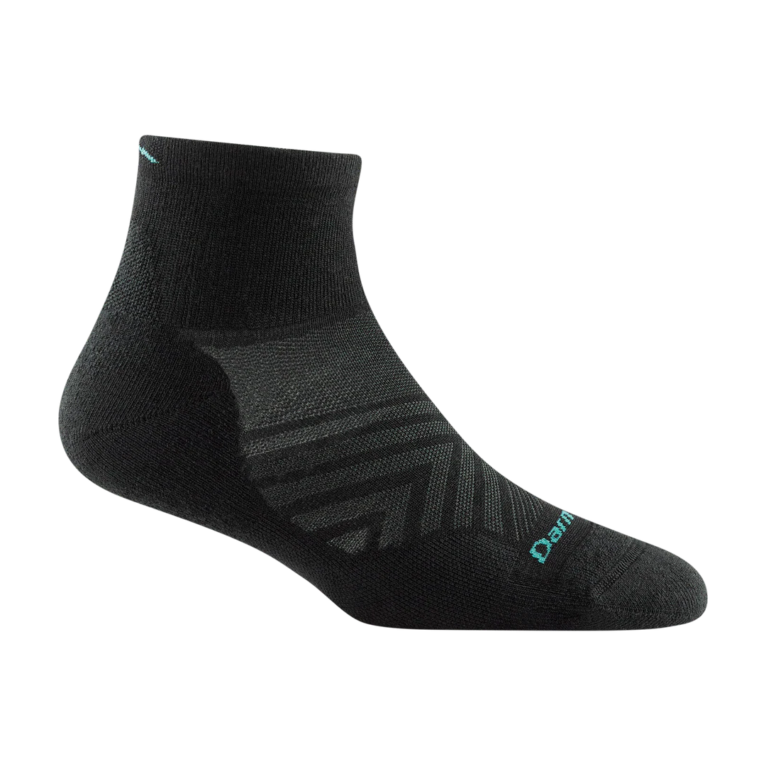 Darn Tough Run 1/4 Ultra Light Cushion Black