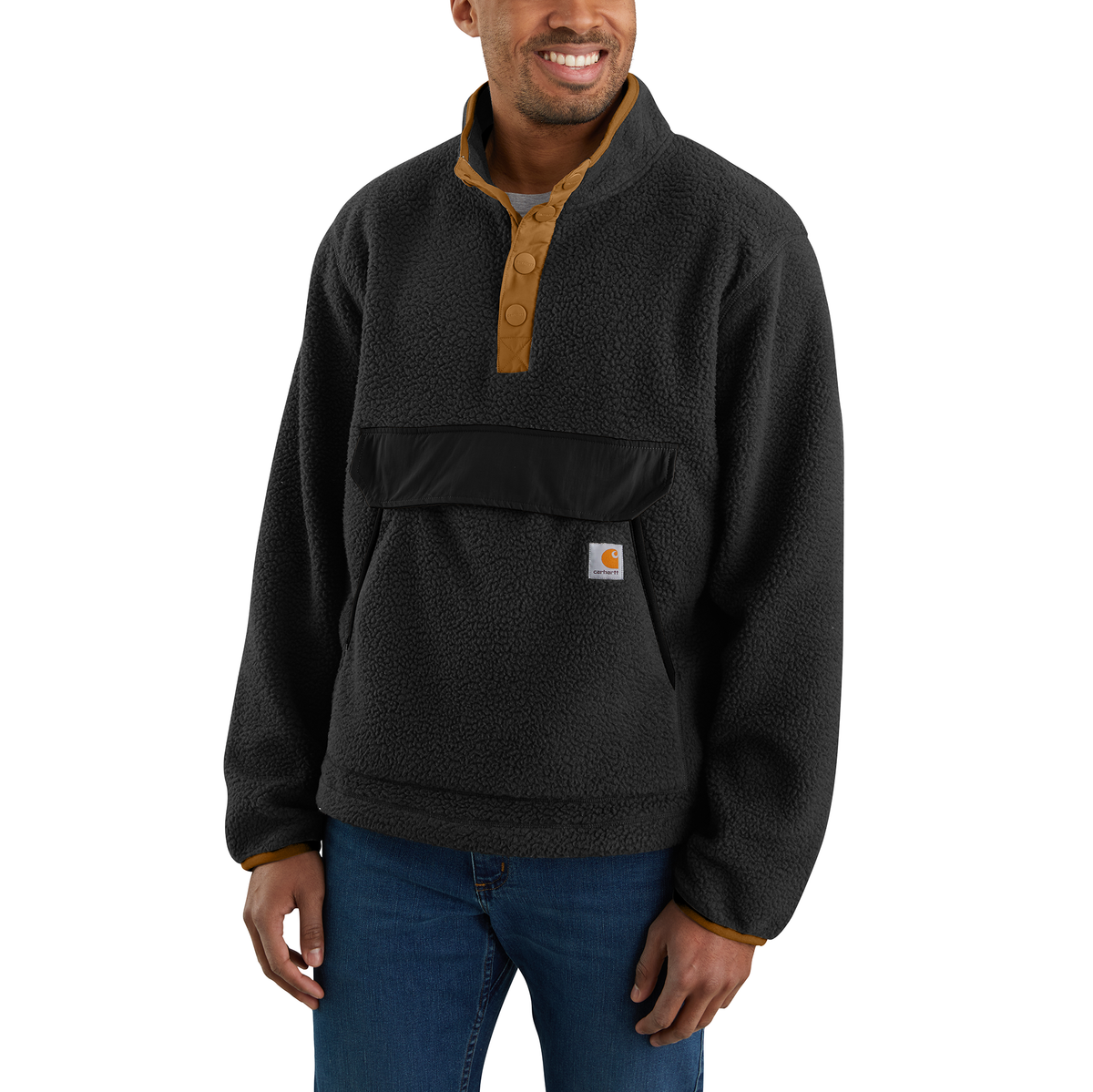 Carhartt Relaxed Fit Fleece Pullover Black
