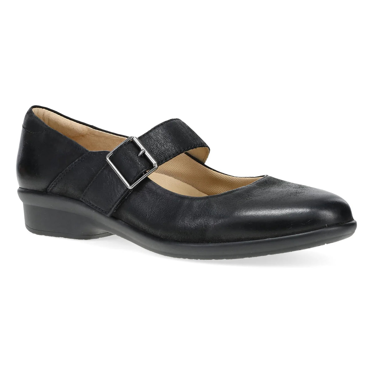 Dansko Collette Burnished Nubuck Black