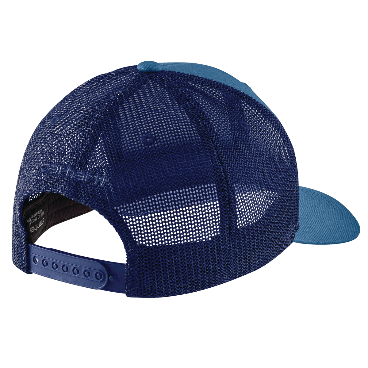 Carhartt Rugged Flex Twill Mesh-Back Logo Patch Cap Blue Lagoon