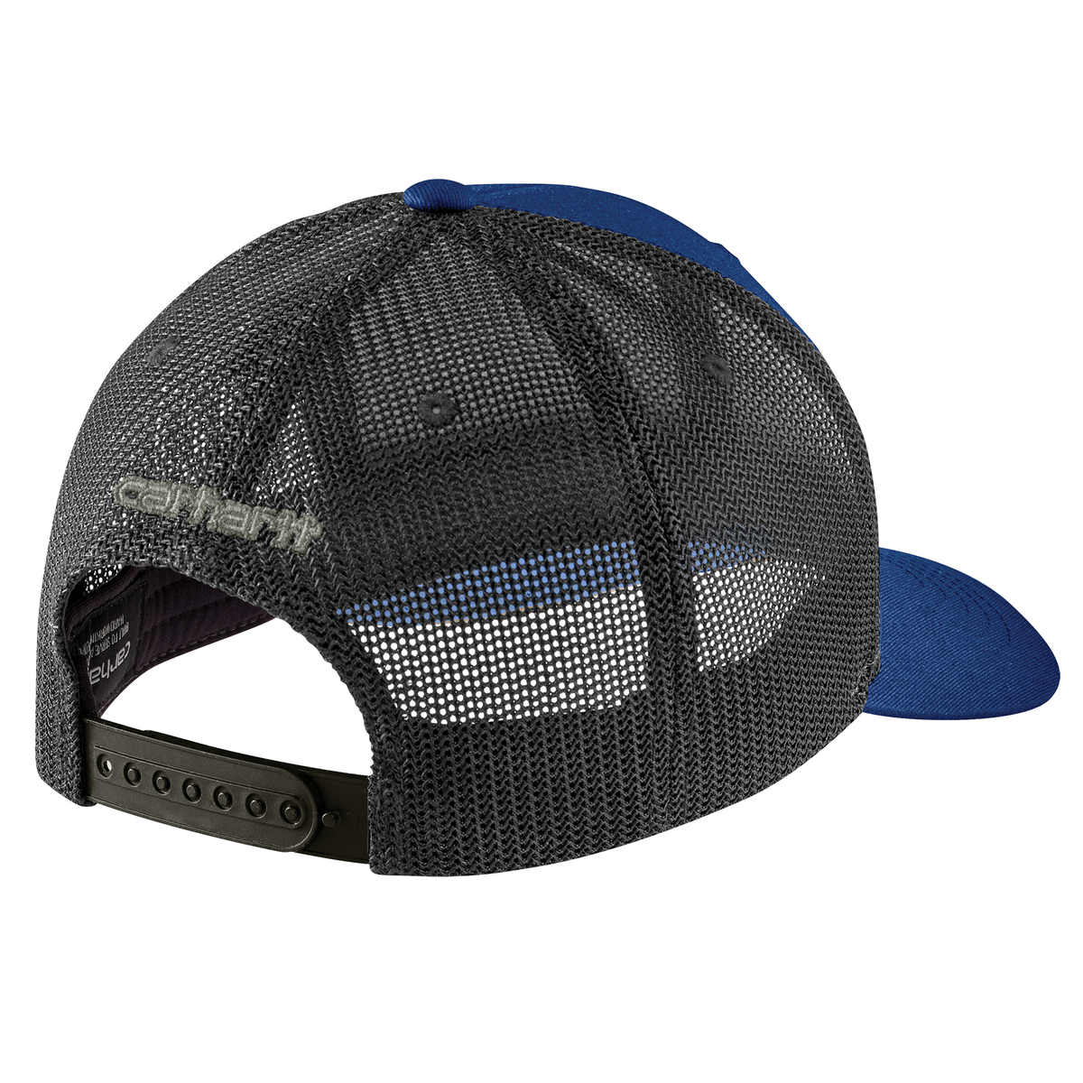 Carhartt Rugged Flex Twill Mesh-Back Logo Patch Cap Glass Blue