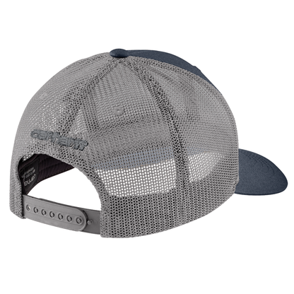 Carhartt Rugged Flex Twill Mesh-Back Logo Patch Cap Navy