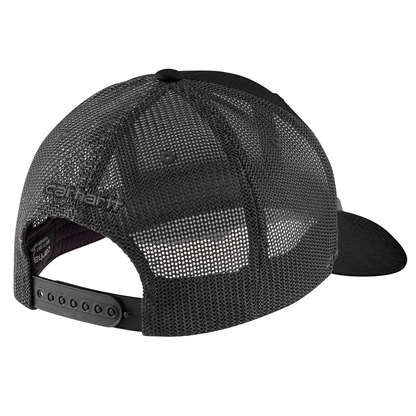 Carhartt Rugged Flex Twill Mesh-Back Logo Patch Cap Black